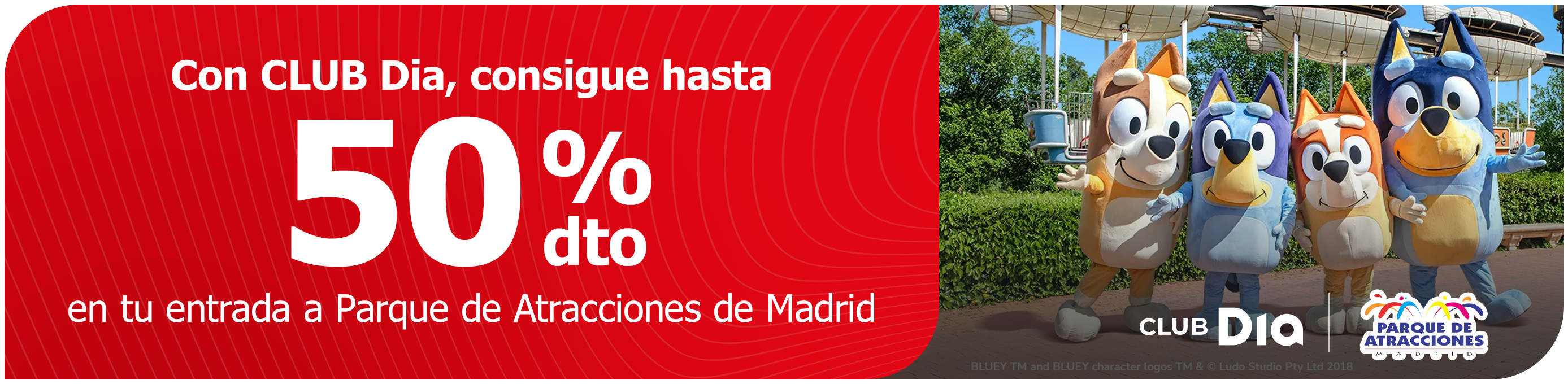 CLUB Dia te hace disfrutar con Parque de Atracciones de Madrid